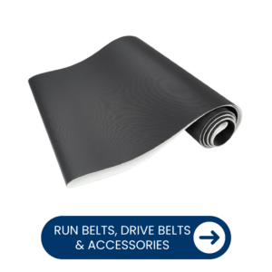Run belts, drive belts and accessories